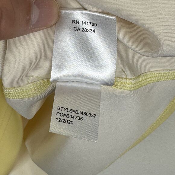 Bobby Jones Performance 1/4 Zip Pullover Viking Size 2XL Yellow Long Sleeve - Picture 5 of 7
